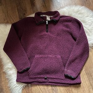 VS PINK Sherpa Half Zip